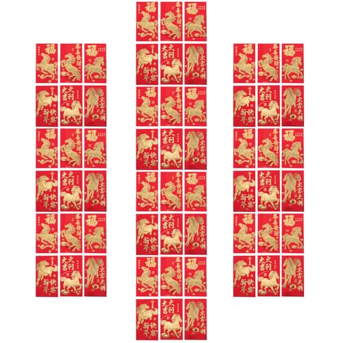 Angoily 60 rote Umschläge zum Mondjahr: 2026 Jahr des Pferdes Hong Bao Tasche – Geldtaschen für Frühlingsfest, Hochzeit, Geburtstag Angoily 60 rote Umschläge zum Mondjahr: 2026 Jahr des Pferdes Hong Bao Tasche – Geldtaschen für Frühlingsfest, Hochzeit, Geburtstag von Angoily