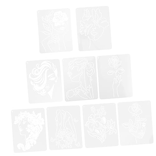 Angoily 9 Blätter Blumencharaktervorlage Wandschablonen zum Bemalen Vinyl Zeichnung Schablonen für die Wandmalerei Blumen- Malvorlage Malschablonen Blumenschablone zum Malen das Haustier Angoily 9 Blätter Blumencharaktervorlage Wandschablonen zum Bemalen Vinyl Zeichnung Schablonen für die Wandmalerei Blumen- Malvorlage Malschablonen Blumenschablone zum Malen das Haustier von Angoily