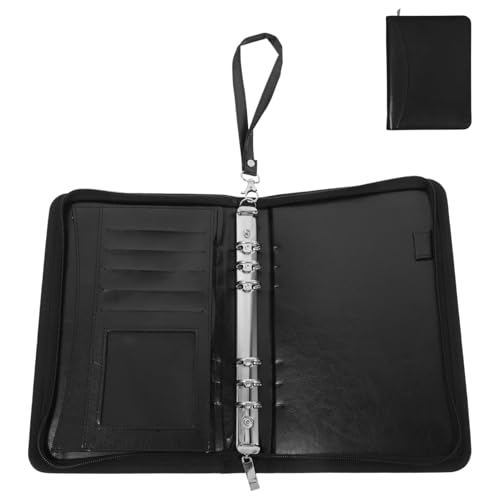 Angoily Aktentasche Arbeitsordner Dokumentordner Ordner-Organizer Büroportfolio Portfolio-Organizer Dokumentenmappe Büro-Portfolio-Ordner Mappenmappe Padfolios Dokumenttasche Pu Schwarz Angoily Aktentasche Arbeitsordner Dokumentordner Ordner-Organizer Büroportfolio Portfolio-Organizer Dokumentenmappe Büro-Portfolio-Ordner Mappenmappe Padfolios Dokumenttasche Pu Schwarz von Angoily