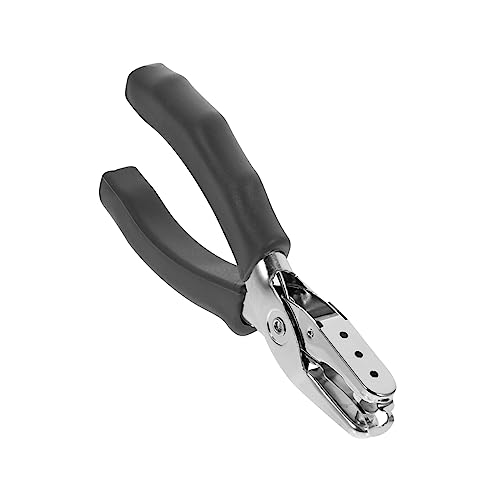 Angoily Handlocher Sternenpapier drei Desktop-Locher Abzeichen Locher bastel stanzmaschine hole punch handbrausen Lochstanzer Locher aus Papier verstellbarer Locher Gummi Black von Angoily