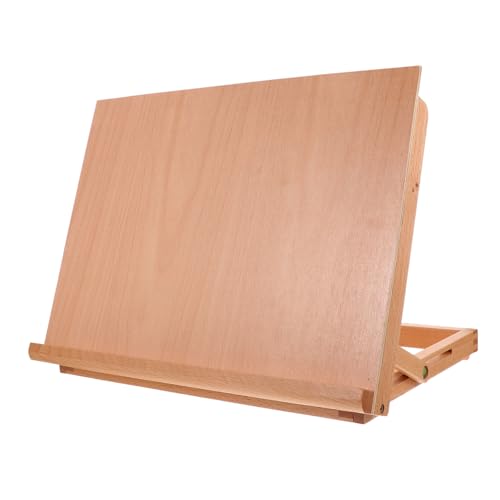 Angoily Klappbare Tischstaffelei aus Holz Verstellbarer Zeichentisch für Skizzieren Malen und Zeichnen Kompakter Staffeleiständer für Anfänger und Künstler Angoily Klappbare Tischstaffelei aus Holz Verstellbarer Zeichentisch für Skizzieren Malen und Zeichnen Kompakter Staffeleiständer für Anfänger und Künstler von Angoily