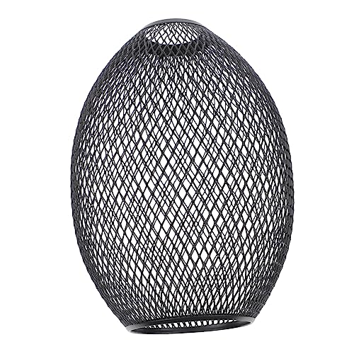 Angoily Mesh-lampenschirm Lampenfassung Aus Metalldraht Industrielle Stehlampe Deckenlichtkäfigdeckel Lampenschirm Aus Metall Lampenschirm Vintage Kleiner Lampenschirm Altmodisch Eisen von Angoily