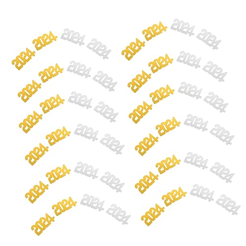 Angoily 2 Beutel Silvesterparty Konfetti Tischdekoration für Neujahrsfeiern Partyzubehör Frohes Jahr Konfetti Party Ornament für Festliche Anlässe Angoily 2 Beutel Silvesterparty Konfetti Tischdekoration für Neujahrsfeiern Partyzubehör Frohes Jahr Konfetti Party Ornament für Festliche Anlässe von Angoily