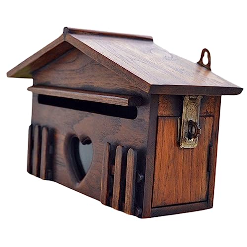 Angoily Wandmontage Briefkasten Aus Holz Im Vintage Stil Rustikale Vorschlagsbox Für Außenbereiche Und Praktisch Für Villa Oder Garten Mit Ausreichendem Stauraum Angoily Wandmontage Briefkasten Aus Holz Im Vintage Stil Rustikale Vorschlagsbox Für Außenbereiche Und Praktisch Für Villa Oder Garten Mit Ausreichendem Stauraum von Angoily
