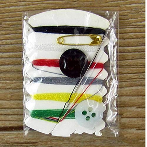 Hand Nähset Stitches Buttons Minitaschen-box Pins Reise Thema Needles Nähset Für Home Reise Nähen Repair von Angoter