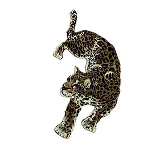 Leopard Patches Eisen Auf Aufnäher Für Kleidung Leopard-abkommen Mit Ihm Kleidung DIY Motivapplikationen von Angoter