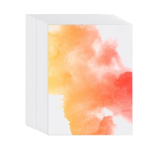 60 Blätter Aquarellpapier 300g - Watercolor Paper DIY Glücksbringer Geschenk Aquarell Postkarten Karten für Kinder Studenten Lehrer Künstler, 12,7 * 17,8 cm von Anicy