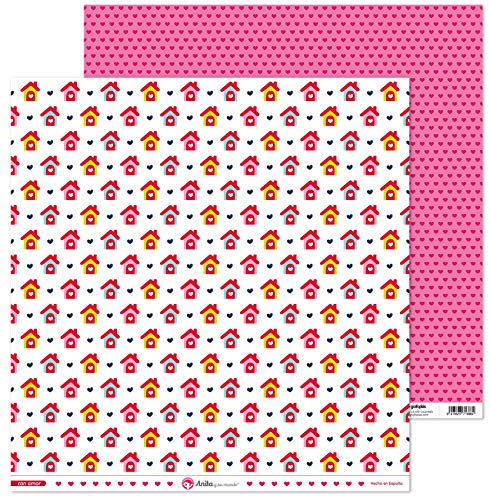 Anita und Seine Welt Kollektion mit Liebe Scrapbooking, Papier, Häuser, 30,5 x 30,5 cm Anita und Seine Welt Kollektion mit Liebe Scrapbooking, Papier, Häuser, 30,5 x 30,5 cm von Anita y Su Mundo
