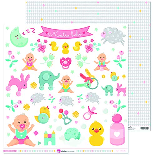 Anita & Seine Welt Kollektion unserer kleinen Scrapbooking-Papier, zuschneidbar, 30,5 x 30,5 cm von Anita y Su Mundo