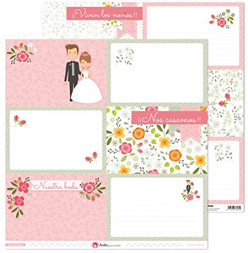 Anita und seine Welt Kollektion haben wir Casamos Scrapbooking-Papier, Papier, große Karten, 30,5 x 30,5 cm von Anita y Su Mundo