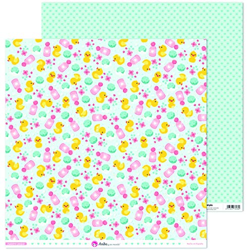 Anita und seine Welt Kollektion unserer kleinen Scrapbooking-Papiere, Paper, Enten, 30,5 x 30,5 cm von Anita y Su Mundo