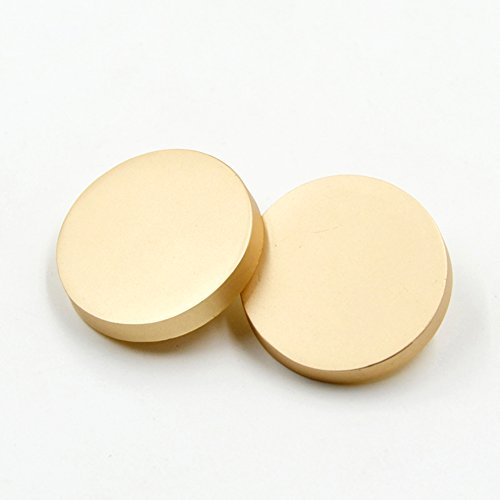 Anjing Metallknopf, flach, Näharbeit, Hemd, Mantel, Anzug, Hose, 10 Stück, Matte gold, 23 mm von Anjing