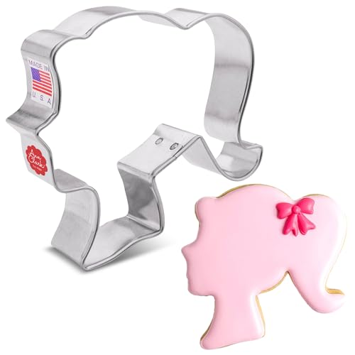 Ann Clark Ausstechform mit Puppenkopf von Ann Clark Cookie Cutters