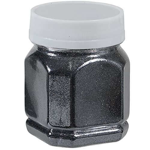 Glitterpuder 115 g zur Dekoration - Glitzerpuder - Glitzerpulver - Glitter-Powder Farbe Anthrazit von Annastore