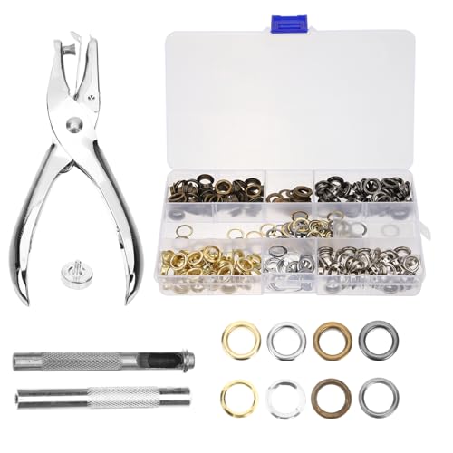 1 Satz Druckknopf Druckknöpfe nähen Nähzeug mit Knöpfen Hosenknopf Bedazzler-Kit Hosenanzug snap button kit jeans knöpfe Knopfdruckknöpfe Werkzeug zum Befestigen von Knöpfen Kupfer Anneome von Anneome