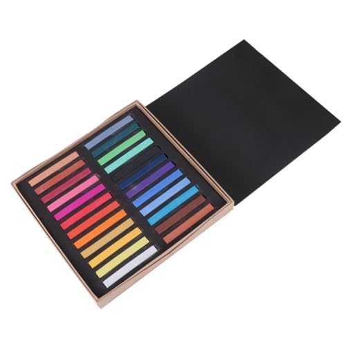 Anneome 1 Karton 24Stk Pastellstifte Kunststifte Pastellkreiden quadratisches Pastell quadratische Kreiden handwerkskunst colored pencils doodle wachsmalstifte Öl-Pastell Graffiti-Pastell von Anneome