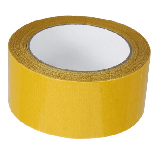 Anneome 1 Rolle Doppelseitiges Klebeband Bänder Gitterband Teppichklebeband Dichtungsband Stoffband Hochleistungs-klebeband Bastelband Klebeband Für Teppich Gewebeband Yellow Ballaststoff von Anneome