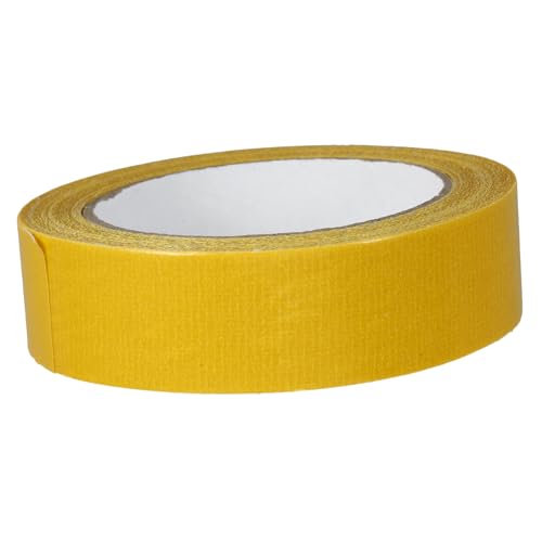 Anneome 1 Rolle Doppelseitiges Klebeband Gewebeband Klebebänder Hochleistungs-Klebeband Klebeband zum Basteln Teppichband für Teppich Klebeband für Teppich Bastelband Ballaststoff Yellow von Anneome