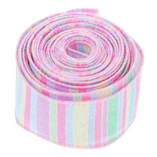 Anneome 1 Rolle Verpackungsband Mehrzweck-geschenkbandrolle Verpackungsgeschenkband Bastelband Diy-geschenkband Geschenkverpackungsbandrolle Drahtgebundenes Osterband von Anneome