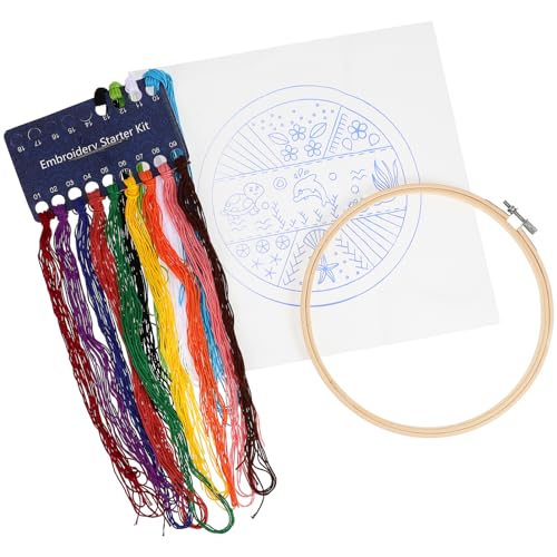 Anneome 1 Satz Kreuzstich Stickmaterial-Set Nähprodukte Strickset für Kinder Muster-Sticksets Nähsets embroidery handwerkskunst stickgarne Stickerei-Starter-Kits DIY-Sticksets Stoff von Anneome