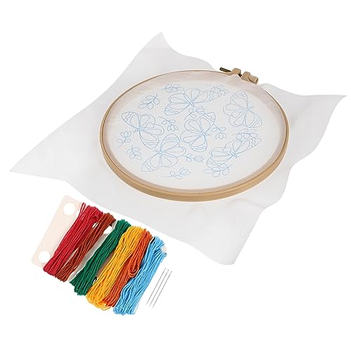 Anneome 1 Satz Stickerei-Kit embroidery set Handstickset Übungssets für Handstickereien Sticknadel Kreuzstichpackungen für Erwachsene Kreuzstichhandwerk Stickset für Anfänger ABS Colorful von Anneome