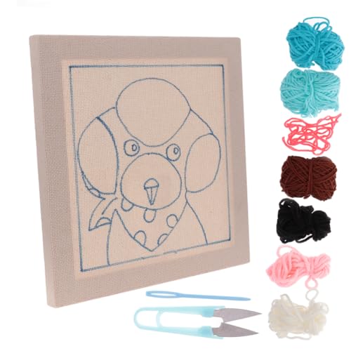 Anneome 1 Satz Stickereizubehör Handgefertigte Stickmaterialien Stanznadel-starter-kit Kunst- Und Bastelset Handgefertigtes Kunsthandwerk Nadelkunst-kit Starter-kit Für Handstickerei von Anneome