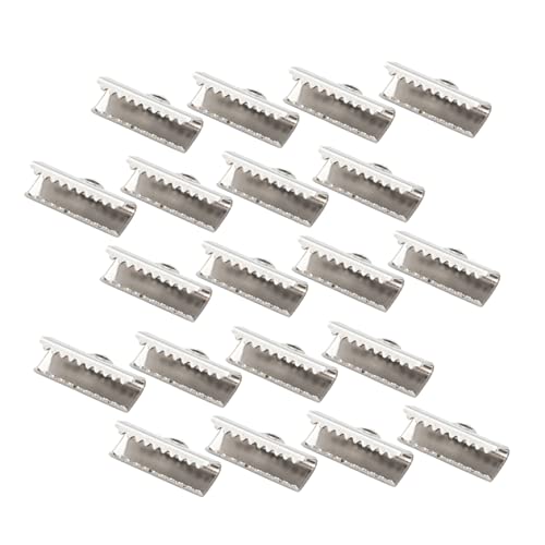 Anneome 100 Stück Crimp End Klemmen Für Schmuckherstellung Pinch Crimp Ends Bandklemmen Für Armbänder Halsketten Und Mehr Ideal Zum Klemmen Von Bändern Und Schnüren von Anneome