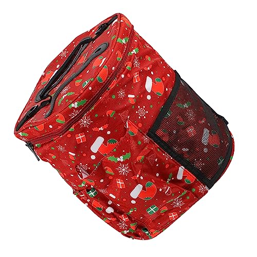 Anneome 1Stk Aufbewahrungstasche aus Wolle Strickwerkzeugtasche Werkzeug-Organizer-Tasche bastel organizer handarbeitstasche gewebesäcke Aufbewahrungstasche für Garn Wollgarn-Organizer rot von Anneome