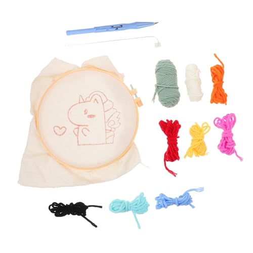 Anneome 1Stk Malmaterial selber machen Stickerei-Kits Stickwerkzeugsatz Stickset für Anfänger handgefertigte Bausätze Stickset für Kinder Handarbeit sticken Wanddekoration selber machen von Anneome