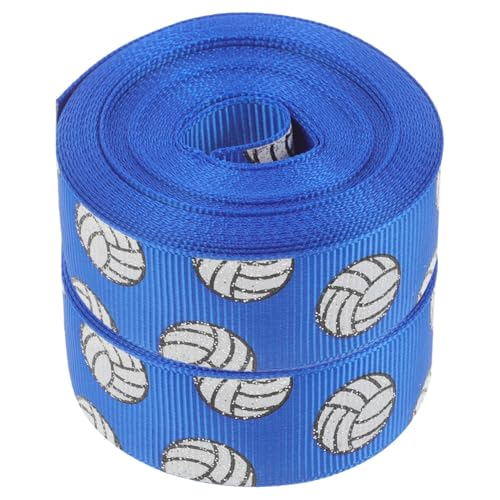 Anneome 2 Rollen Volleyballband Schleifenband DIY Bastelbedarf Handgefertigtes Polyesterband Sport Partygeschenke Für Partygeschenke von Anneome