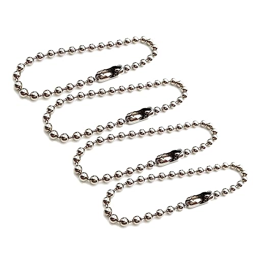 Anneome 200 Stück Edelstahlhängekette Schlüsselanhänger mit Kette dünn lang Schlüsselbund Schlüsselringe beschriftungsetiketten metallkette Kettenverbinder Metallperle Stahlkette Silver Anneome 200 Stück Edelstahlhängekette Schlüsselanhänger mit Kette dünn lang Schlüsselbund Schlüsselringe beschriftungsetiketten metallkette Kettenverbinder Metallperle Stahlkette Silver von Anneome