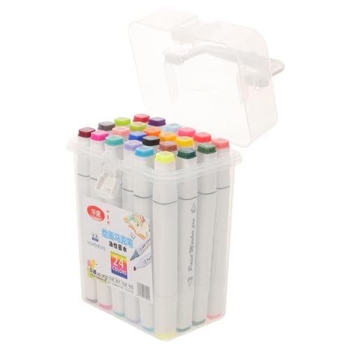 Anneome 24st Markerset Auf Wasserbasis Scrapbooking-aquarell-markerstifte Sammelalbum-aquarell-marker Aquarellmarker Aquarell-marker-set Farbmarkierungsstifte Malstifte-kit Plastik von Anneome