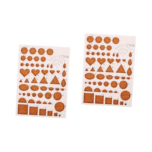 Anneome 2st Modellbauplatte Aus Papier Vorlage Zum Rollen Von Papier Quilling-werkzeuge Aus Papier Quilling Stift Aus Papier Selber Machen Form Zum Rollen Von Papier Korkauflage von Anneome