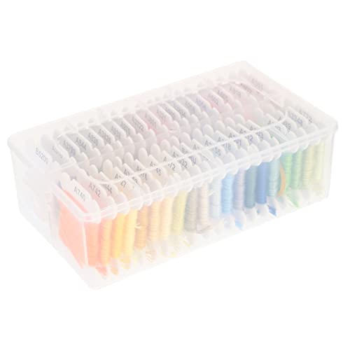 Anneome 40 Rollen 4 Stickgarn Stickgarn Häkelset Spulen Nähset Abzeichenhalter Armbandfäden storage boxes aufbwahrungs-box gehäkelte Accessoires Nähgarn Kreuzstichfaden Stickgarn-Kit Kabel von Anneome