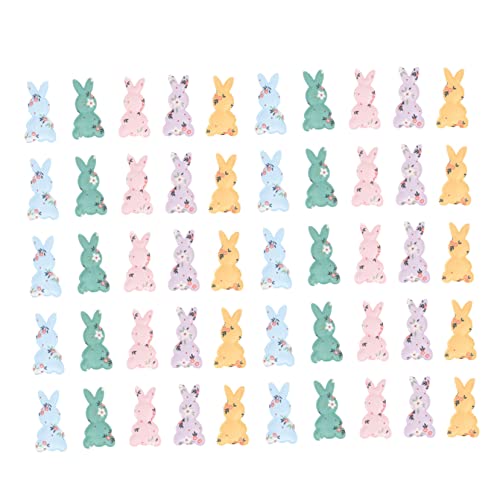 Anneome 50 Stücke Kinder Tuch Bunny Haarspange DIY Material Handgemachte DIY Zubehör von Anneome