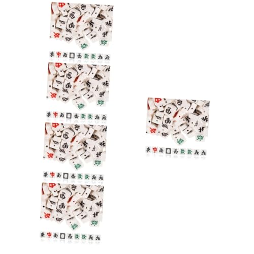 Anneome 500 Stk Mahjong-Perlen Anhänger aus Tonperlen Mahjongg Bausatz Tonperlen Perlen-Kit bastelmaterial bastel materialien Perlenkette Perlen zur Schmuckherstellung Polymer-Ton von Anneome