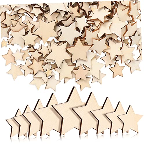 Anneome 500Pcs Jupiter weihnachtsdeko weinachtsdeko hochzeitsdekoration woodwork geführte Lichterketten runde Scheibenverzierung weihnachtsstern Sterndekoration für zu Hause Holz von Anneome