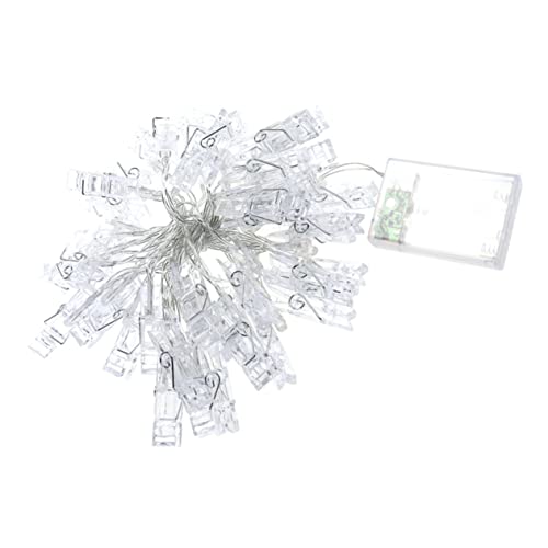 Anneome 5M Foto Clip Lichterkette LED mit Warmweißen Leuchten Dekoration für Zuhause Zimmer und Hochzeiten Batteriebetrieben Flexibles Design für Kreative Arrangements Anneome 5M Foto Clip Lichterkette LED mit Warmweißen Leuchten Dekoration für Zuhause Zimmer und Hochzeiten Batteriebetrieben Flexibles Design für Kreative Arrangements von Anneome