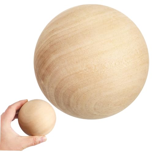 Anneome 5st 9 Cm Runde Kugel 20cmholz Hartholz Spielset-zubehör Kugeln Aus Buchenholz Ersatzbälle Glatte Birkenkugeln Dekor Für Den Tisch Tischdekoration Kleine Runde Kugel Hölzern von Anneome