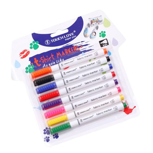 Anneome 8 Stk lichtechter Markierstift kleidung markieren graffiti stift textilfarbe graffiti pen fabric marker Stoffmarkierstift selber machen Stoffmarker selber machen DIY-Graffiti-Stift von Anneome