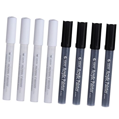 Anneome 8St Aquarells tift Marker farbige Stifte Acrylstifte Markierungsstifte für das Handwerk acrylic pen acyllackfarbe stifte wachspen Acrylfarben-Marker Acrylfarbenmarkerstifte Plastik von Anneome