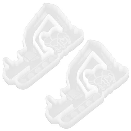 Anneome Schlüsselanhänger-epoxidharz-formen Ostern Dekorative Flexible Silikonformen 2er-set von Anneome