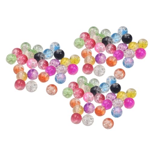 Anneome Perlen Set Bastelperlen Zum Auffädeln Crackle Glasperlen Bunten Farben Mit Exquisite Spacer Beads Für Diy Schmuck Bastelprojekte Und Kreative Handarbeiten von Anneome