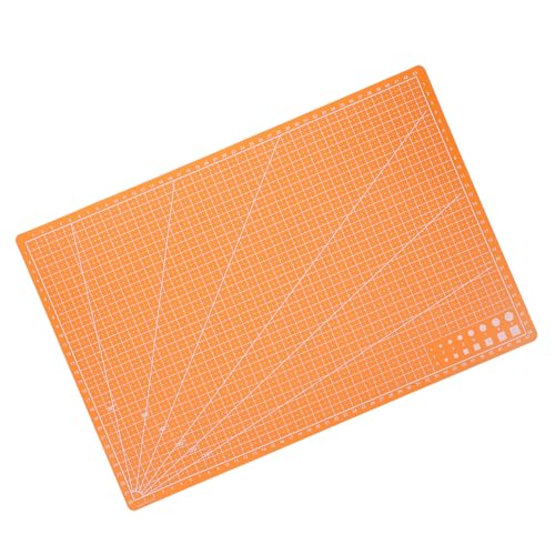 Anneome Quilting-Schneidematten Doppelseitige Schneidematte 45x30cm A3 Orange Gravurmatten Rutschfeste Handarbeitsmatte Leicht von Anneome