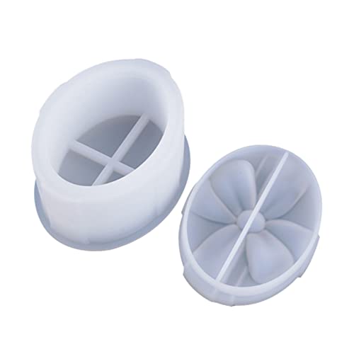 Anneome Silikon Schmuckschatulle Gussform Set Oval Form Box Formen Mit Bowknot Deckel von Anneome