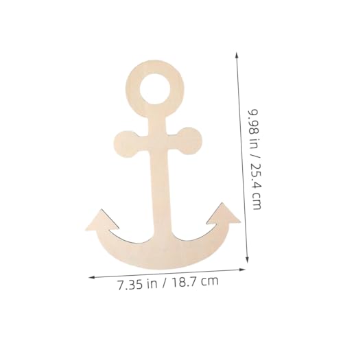Anneome Teiliges Unvollendete Holzanker Ornamente mit Juteschnur Nautische Holzanhänger für DIY Bastelprojekte für Klassenzimmer und Sommerliche Partygestaltung Anneome Teiliges Unvollendete Holzanker Ornamente mit Juteschnur Nautische Holzanhänger für DIY Bastelprojekte für Klassenzimmer und Sommerliche Partygestaltung von Anneome