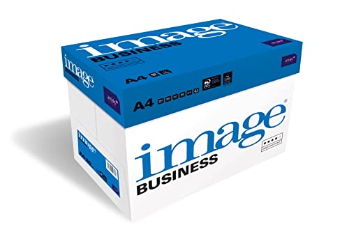 Antalis Image Business 161 CIE, 500 Blatt, 80 g, A4, Papier, chlorfrei, Weiß, 5 Stück von IMAGE