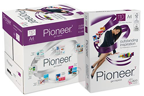 Pioneer office paper - Kopierpapier weiss, 110g/m², A4, FSC mix 70% - Karton á 8 Pakete zu 250 Blatt von Antalis