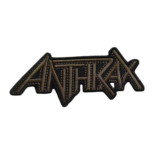 Anthrax - Logo - Aufnäher zum Aufbügeln (Einheitsgröße) (Braun) von Anthrax