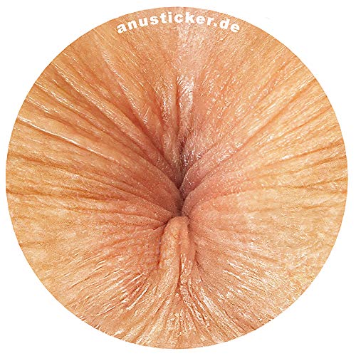 Anusticker 100 Aufkleber White Lustige Arschloch Sticker Scherzartikel Feiern Party Po anal Rosette Anussticker Anus Fastnacht Karneval Junggesellenabschied von Anusticker